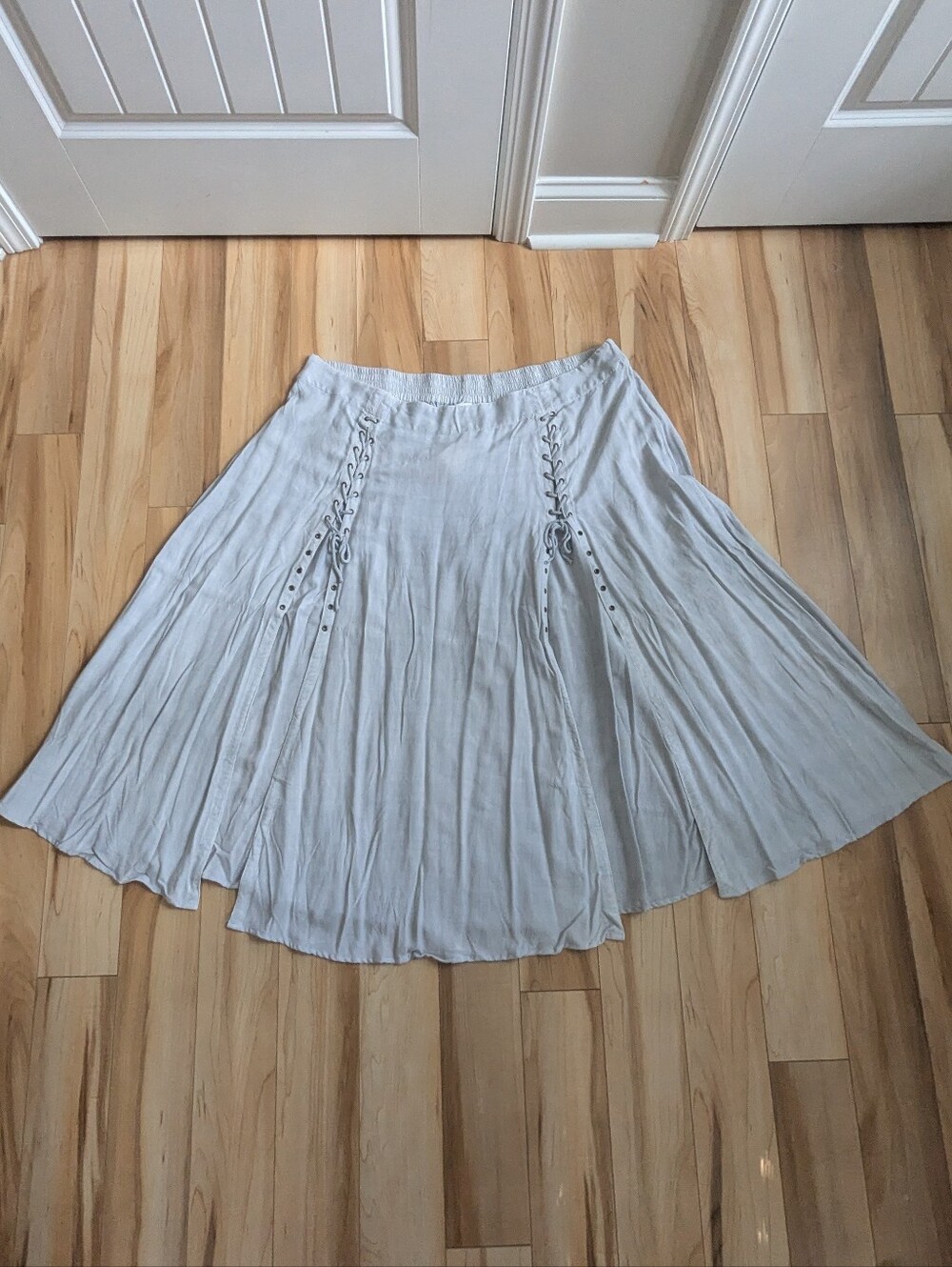 Nwt Holy Clothing Gray Rowan Maxi Skirt Size 4X/5X